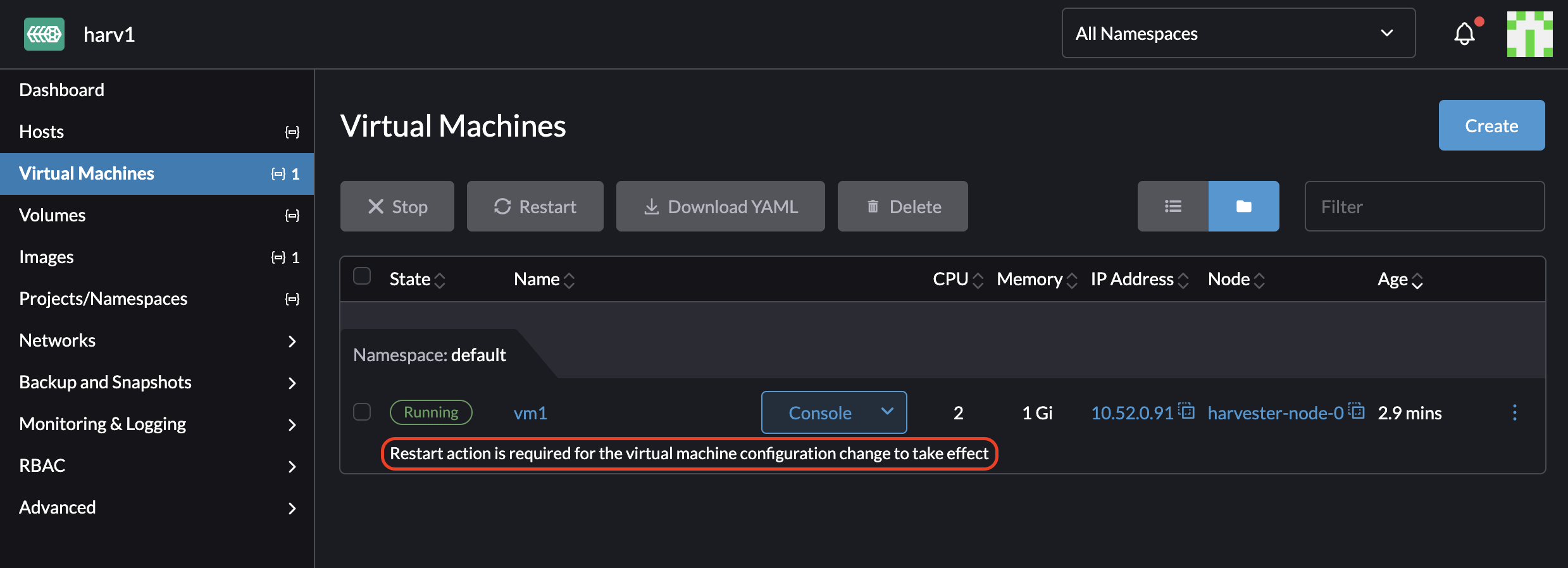 vm-restart-action-required